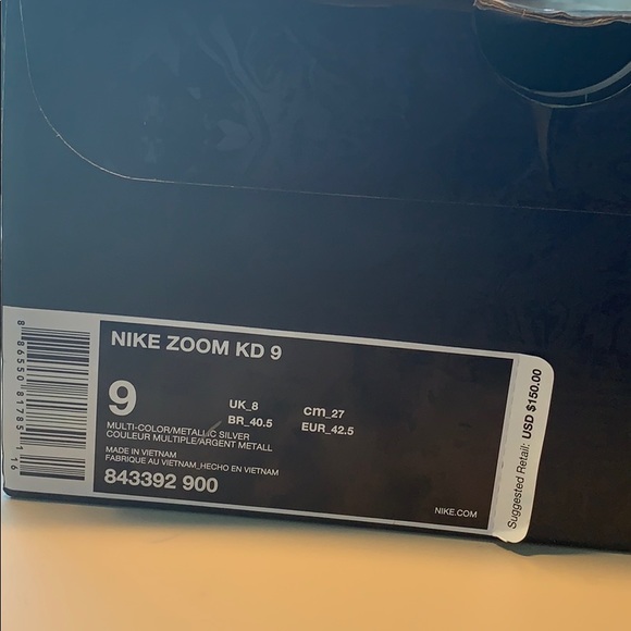 Nike zoom KD 9 ‘summer’ - Picture 5 of 5